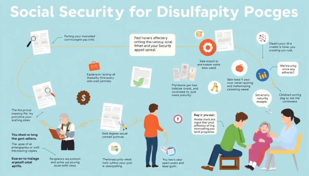 Generate an image representing the Social Security Disability appeal process.