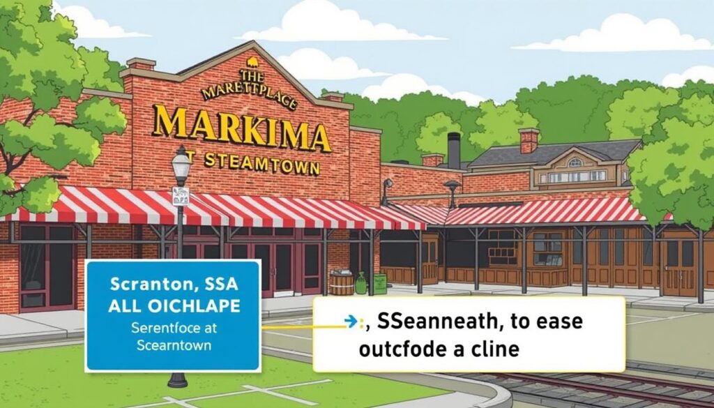 Image of The Marketplace at Steamtown where the Scranton SSA office is located